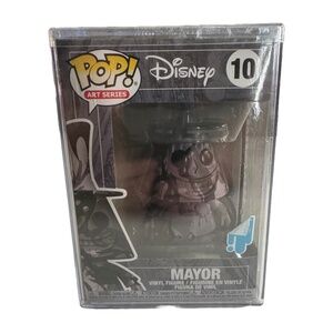 NEW! Funko Pop! Art Series Disney Mayor #10 in Hard Protective Case.
